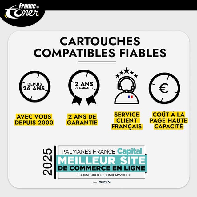 Detalle de FranceToner 304XL cartouche HP 304