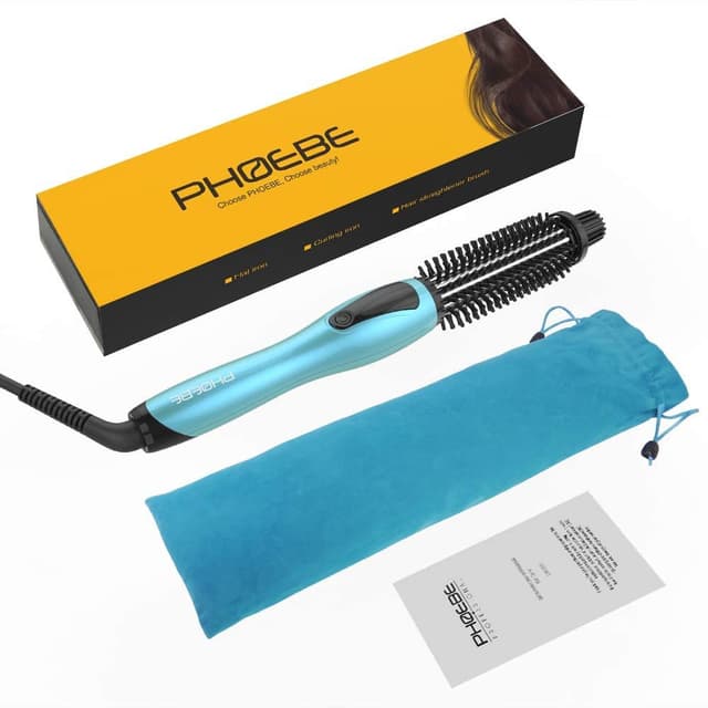 Thumbnail 6 de PHOEBE 1-Inch Curling Iron Brush with Ceramic & Tourmaline Ionic Tech, Anti-Scald Bristles