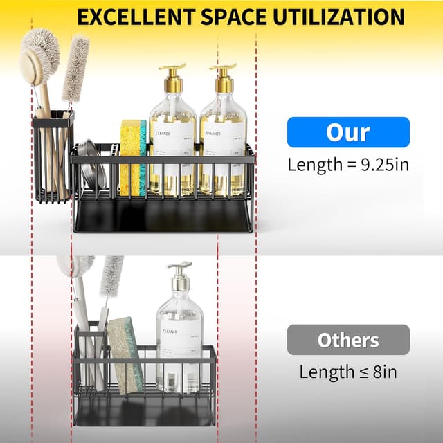 Thumbnail 1 de Cisily Sink Caddy with Brush Holder