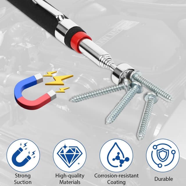 Thumbnail 3 de Flintronic Recogedor magnético telescópico 4 piezas