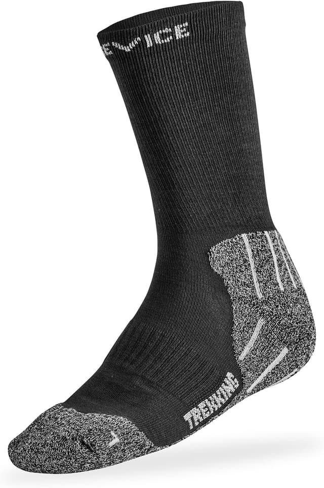 Detalle de Black Crevice Trekkingsocken (Chaussettes de trekking) en mix coton/PA/élasthanne