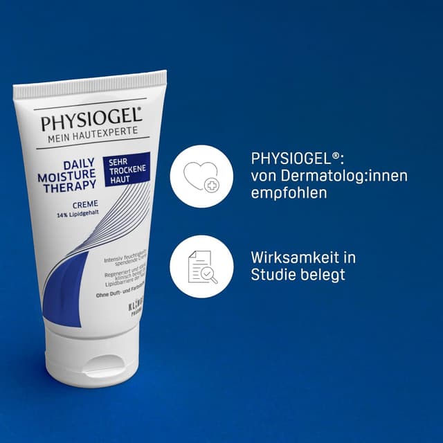 Detalle de PHYSIOGEL Daily Moisture Therapy Creme für sehr trockene Haut (Gesichts- und Körpercreme) 200 ml