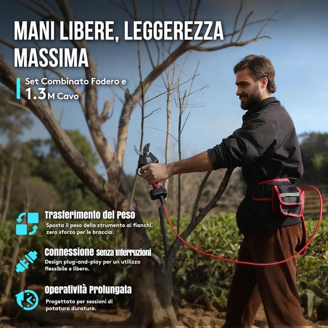 Detalle 2 de Laecabv LA42Pro forbici potatura 42 mm