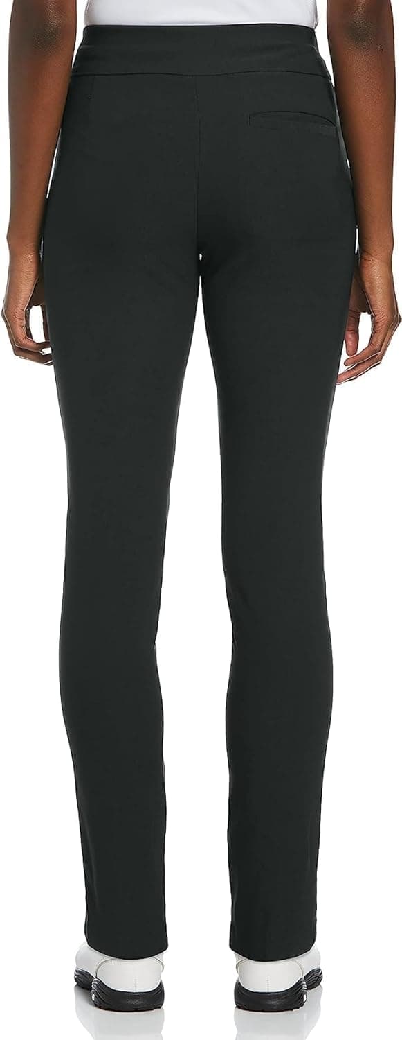 Detalle 2 de PGA Tour Women’s Stretch Golf Pants with Pull-on Waist (Tummy Control, Moisture-Wicking, Sun Protection) 31" & 32" Inseams