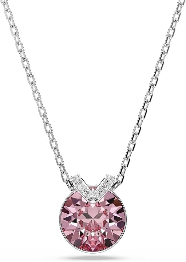 Thumbnail 5 de Swarovski Colgante Bella V rosa, talla redonda 💍