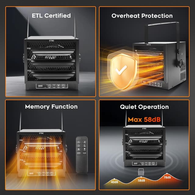 Thumbnail 3 de CTSC 4800W Garage Heater ♨