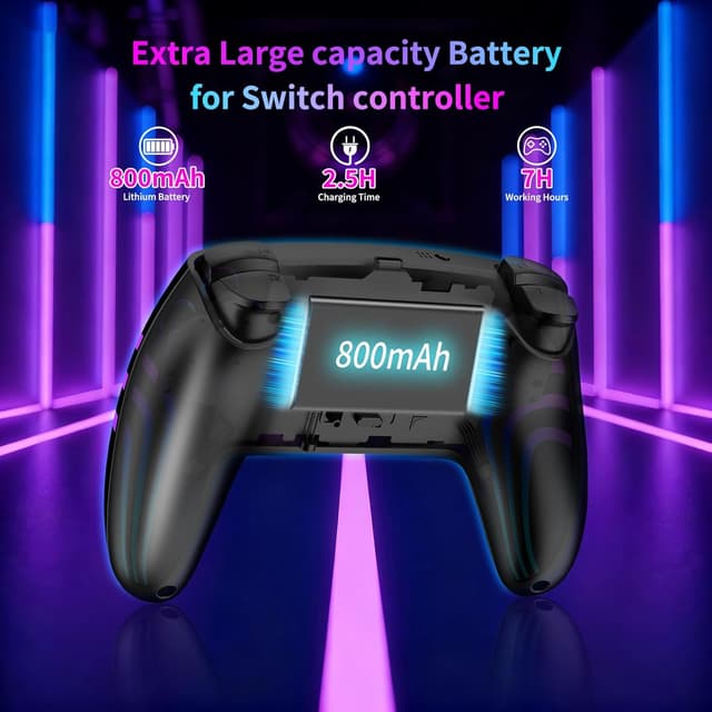 Detalle de Riscvma 2pcs Wireless Controller for Switch