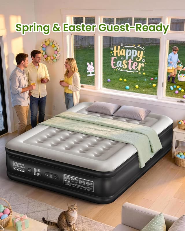 Detalle de OhGeni Air Mattress Queen 18 Raised
