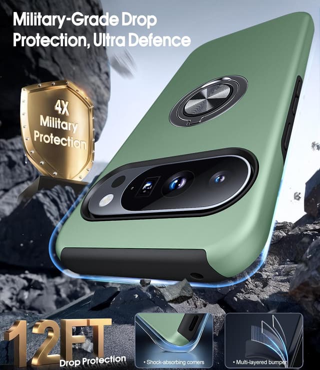 Detalle de Pixel 10 Pro case with 2 screen protectors