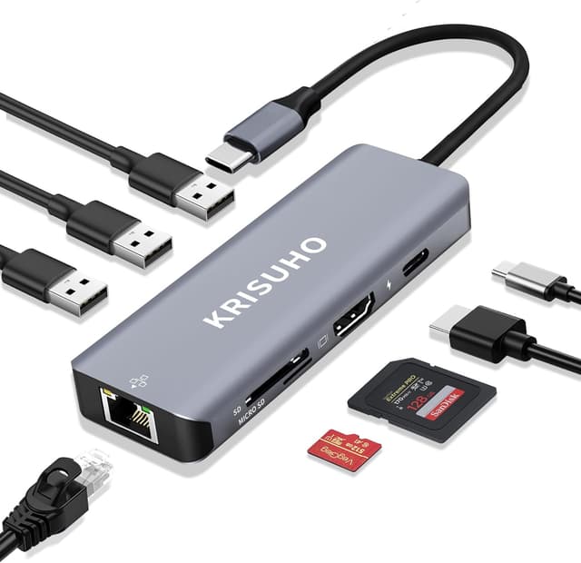 Thumbnail 6 de KRISUHO 6 in 1 USB C Hub with 60W PD
