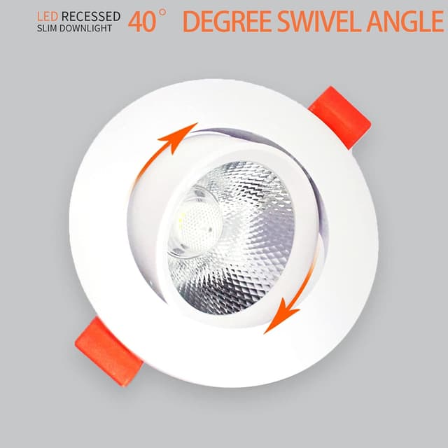 Thumbnail 4 de VTERLY Focos LED 3 Pack 7W Empotrables