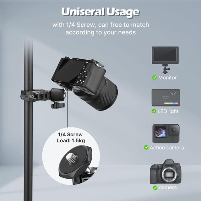 Detalle 2 de ULANZI R099 Klemme Stativ 60 mm