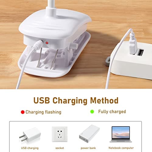 Thumbnail 2 de Diboniur Lampara Escritorio Pinza 3 modos