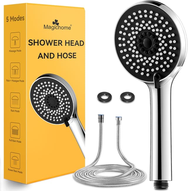 Detalle de Magichome Shower Head and Hose 2M high-pressure showerhead