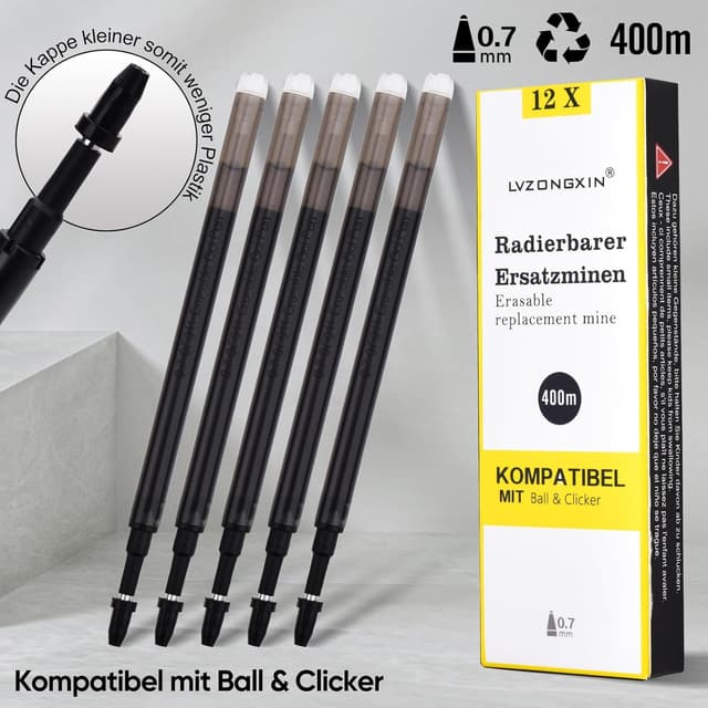 Detalle 2 de LVZONGXIN Ersatzminen 0,7 mm für FriXion 🖊