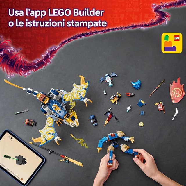 Thumbnail 5 de LEGO NINJAGO 71843 Mech Cavalca-Drago di Rogue 🐉