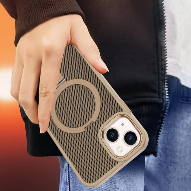 Detalle de XTCASE Coque magnétique pour iPhone 12/12 Pro avec anneau 360° compatible MagSafe