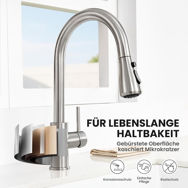 Detalle 2 de CECIPA Küchenarmatur mit 3 Modi 360°