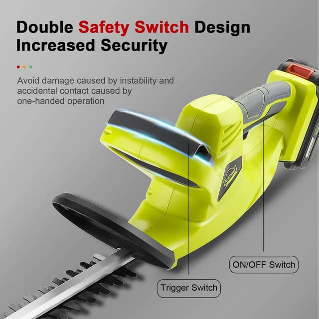 Thumbnail 5 de DEWINNER Cortasetos inalámbrico 20V con batería y doble asa