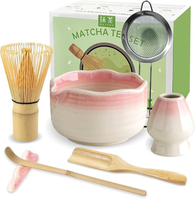 Detalle de JBER Matcha Besen Set 7-teilig 🍵