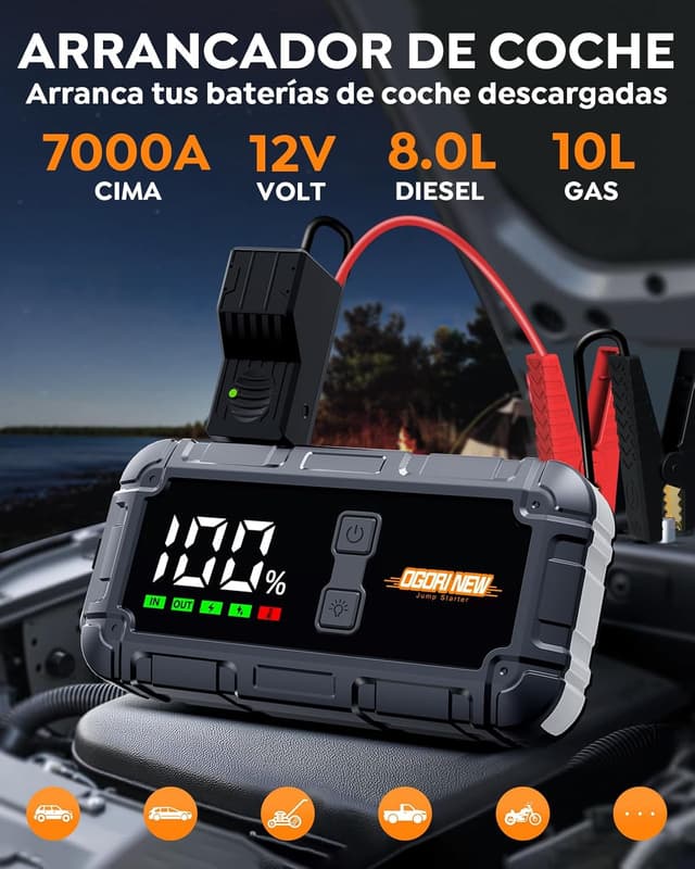 Thumbnail 1 de OGORI NEW Arrancador 7000A 12V
