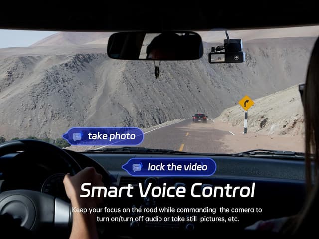 Thumbnail 6 de Pelsee 4K Dash Cam Front and Rear 64GB