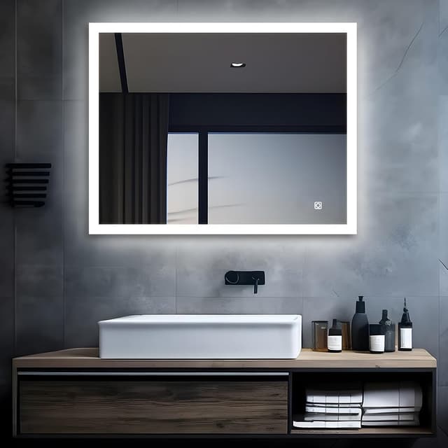 Thumbnail 1 de MIQU Specchio bagno LED 60×50 cm 6500K
