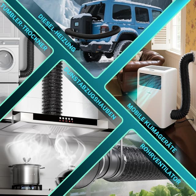 Thumbnail 6 de HG Power 75mm Abluftschlauch 2,5m