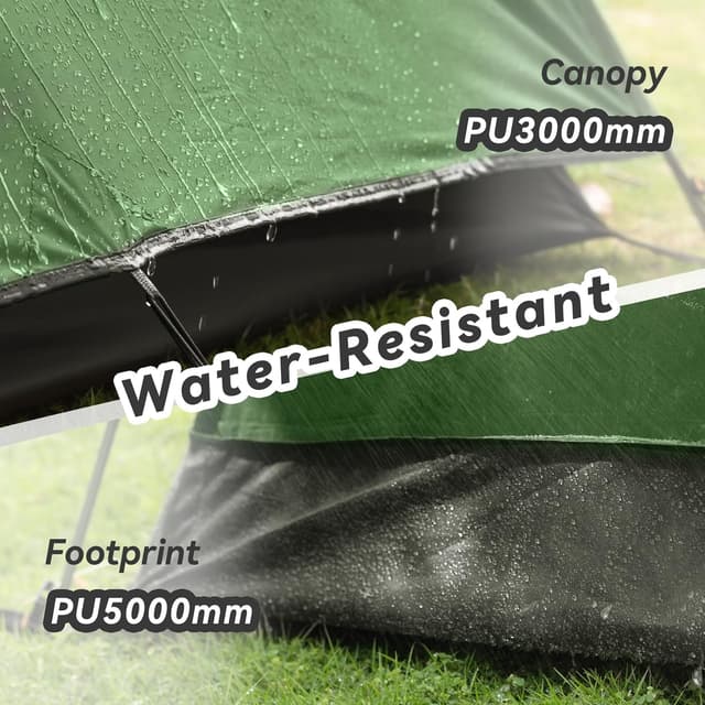 Detalle de Forceatt Zelt für Camping 2,58 kg