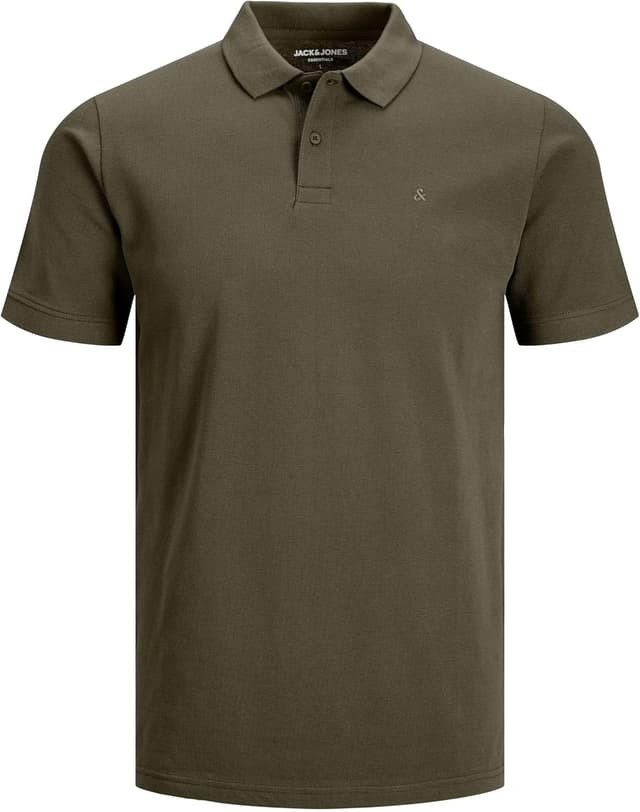 Imagen de Jack & Jones Jjebasic Polo SS Noos - Camiseta para Hombre, Verde (Olive Night), Talla L en OfertitasTOP