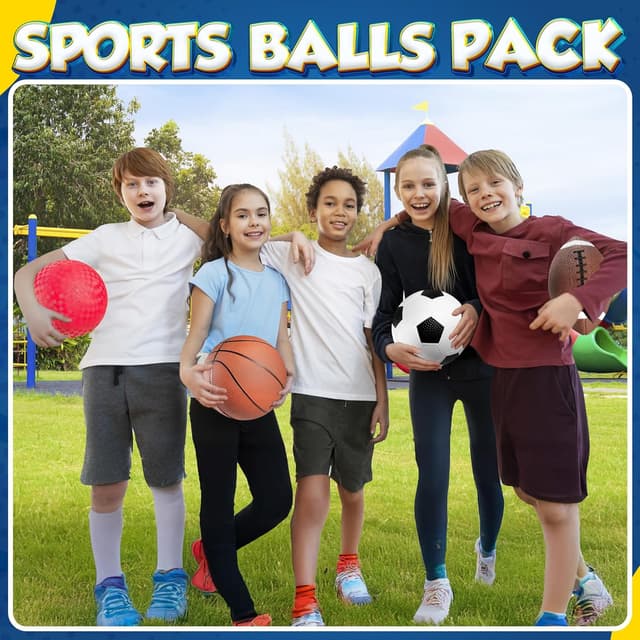 Thumbnail 5 de 8.5” Sports Balls Pack of 4