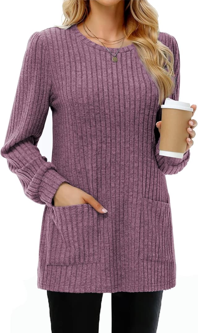 Detalle de Tanmolo Damen Pullover mit Rundhals