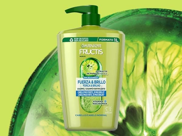 Thumbnail 1 de Fructis Pack x2 Champú 1L Fuerza y Brillo ✨