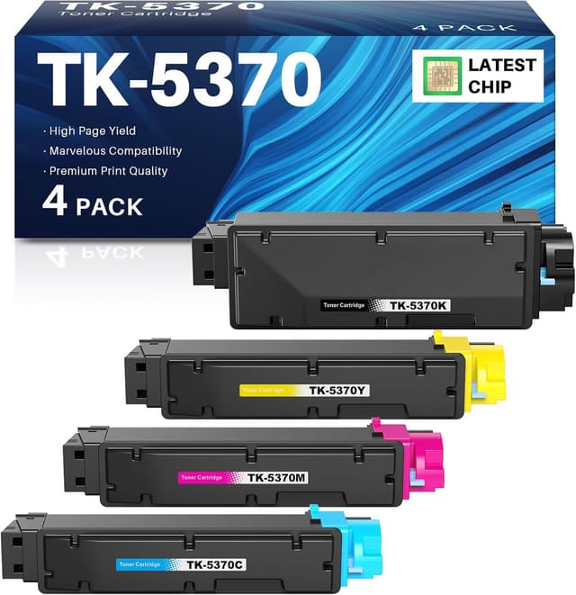 Detalle de INK4U TK5370 Multipack toner compatibile Kyocera TK-5370 (con chip) per ECOSYS PA3500cx, MA3500cix e MA3500cifx