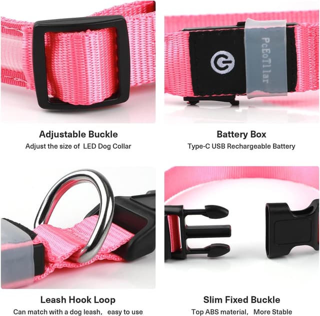 Thumbnail 4 de PcEoTllar Collar LED para Perro Recargable