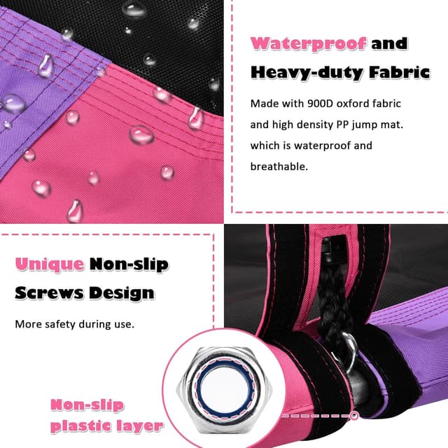 Thumbnail 3 de HeyZoo 43 Inch Tree Swing 900lbs Capacity