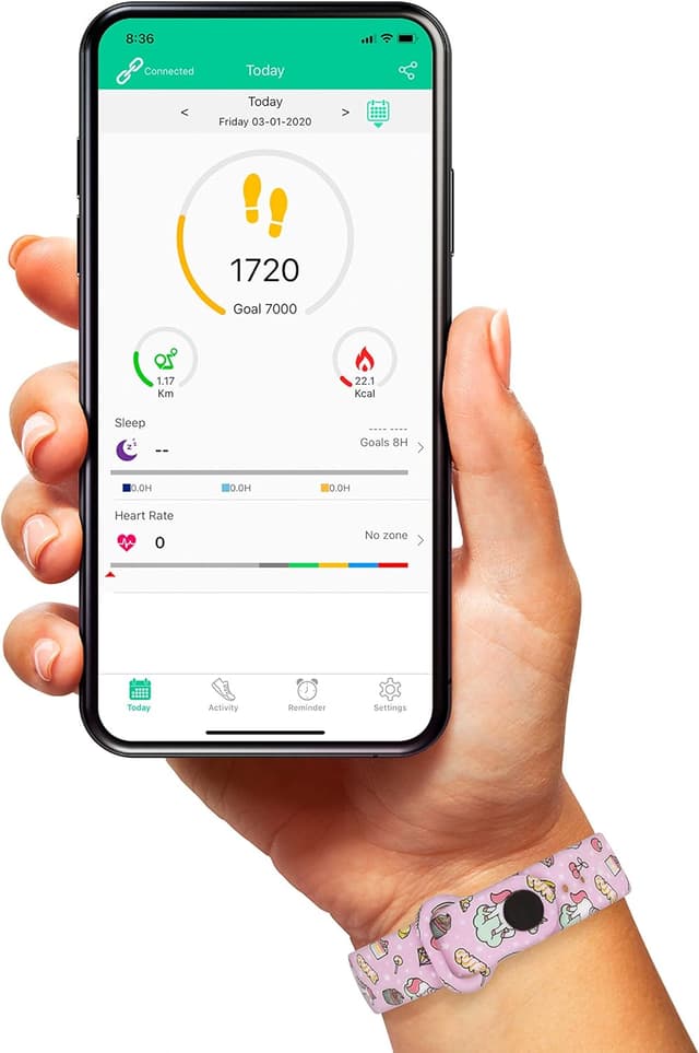 Detalle de Tikkers TKS01 Pink Unicorn fitness tracker watch