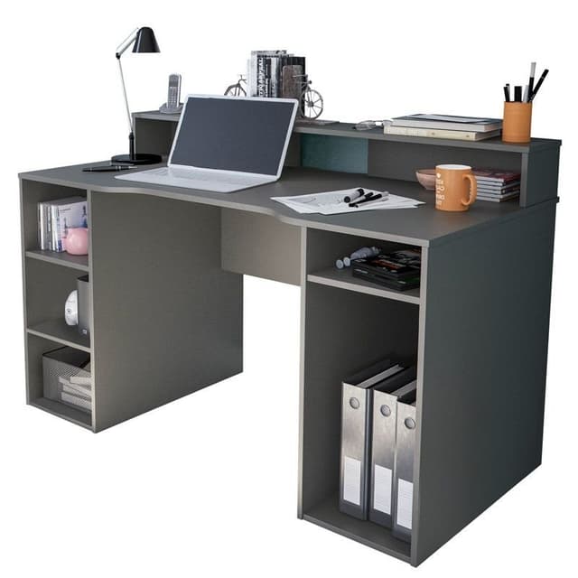 Detalle de Habitdesign Ozone mesa de escritorio gris