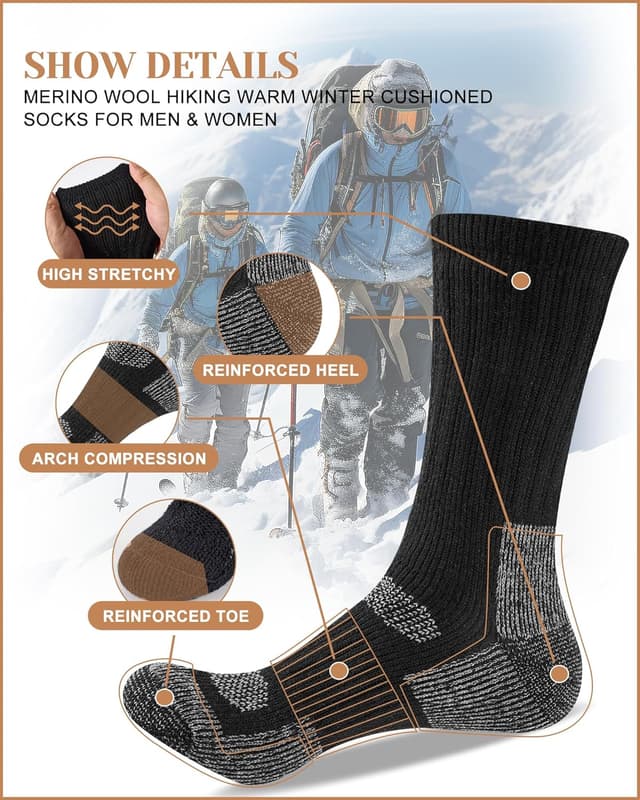 Thumbnail 3 de SukModen Merino Wool Socks 3 Pairs