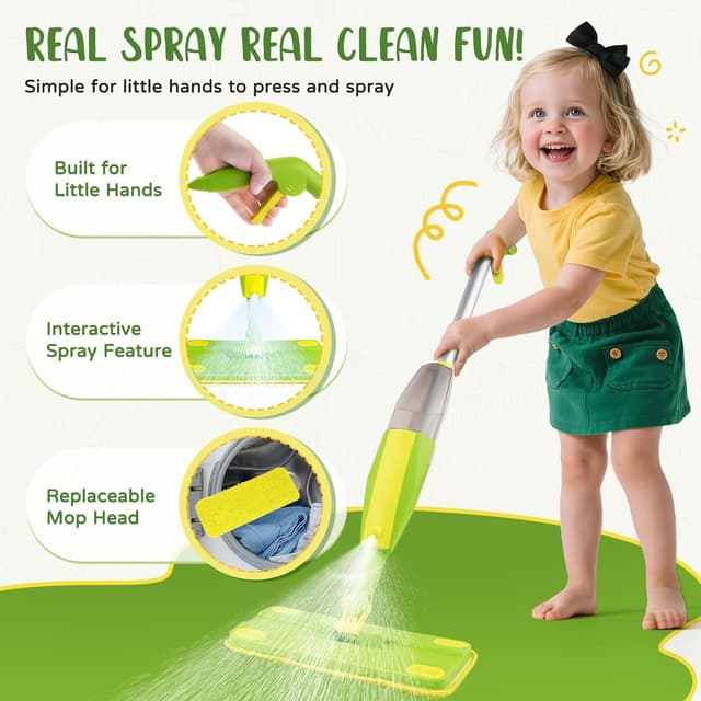 Detalle de Kids Cleaning Toy Set 3+ with Spray Mop