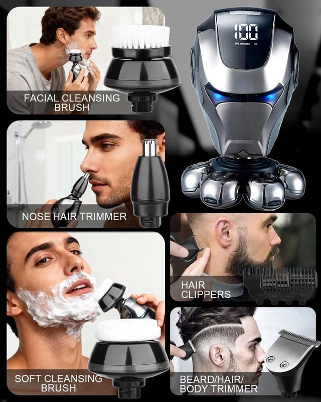 Detalle de Rantizon 7D Skull Shaver 2025 LED