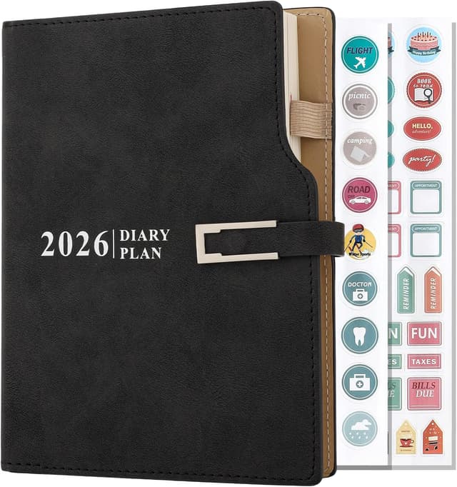 Detalle de Agenda Escolar 2026 A5 una página por día