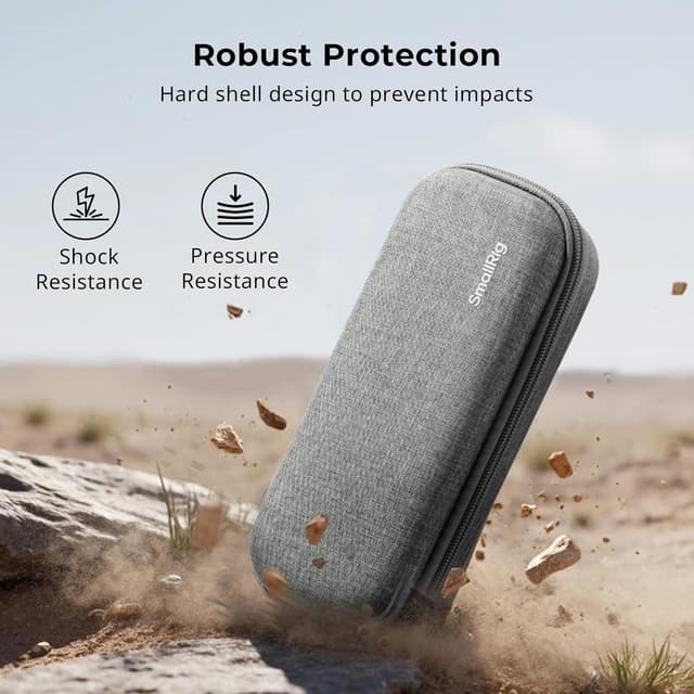 Detalle de SMALLRIG Carrying Bag Tragetasche 5118 für DJI Osmo Pocket 3 – Hartschale mit Plüschfutter