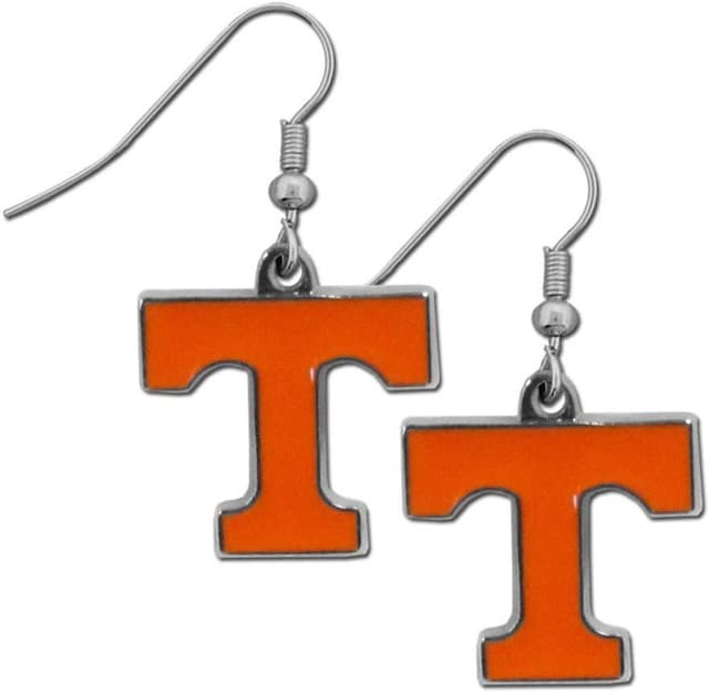 Detalle de NCAA Siskiyou Sports Tennessee Volunteers Chrome Dangle Earrings (Women’s) — One Size