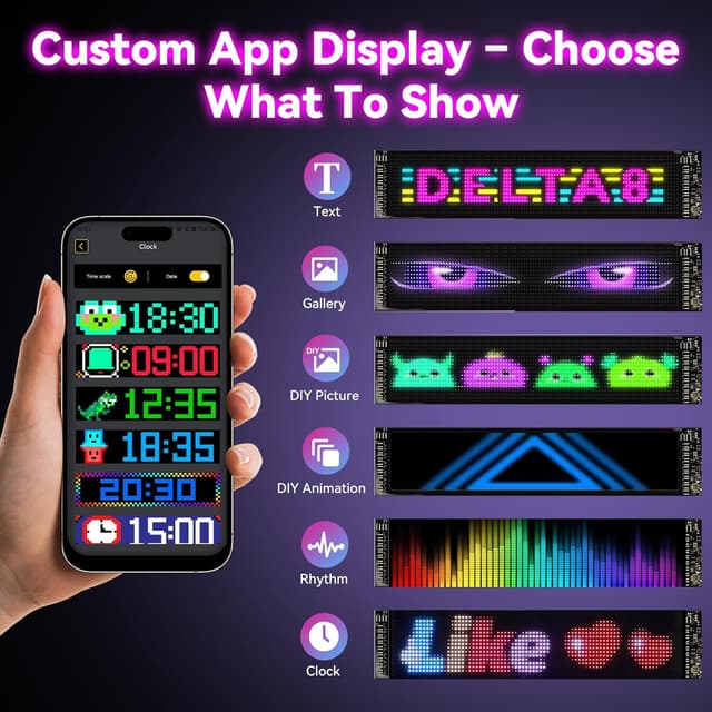 Thumbnail 3 de Strixorn 2 occhi diavolo LED monocromi per auto 12x60 cm