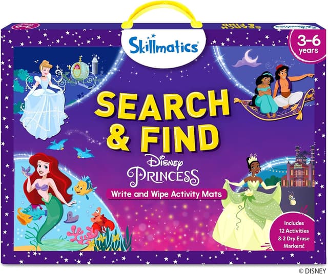 Imagen de Skillmatics Search & Find Disney Princess 12-activity set en OfertitasTOP