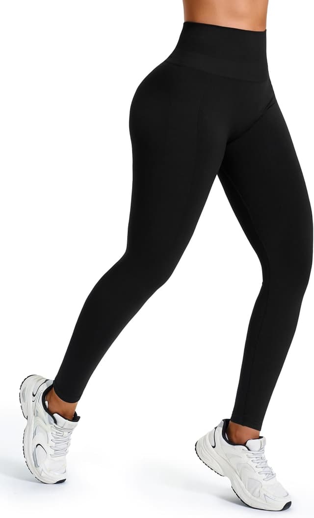 Detalle de JOYSPELS Damen Scrunch Sport Leggings Seamless für Gym, Yoga & Joggen