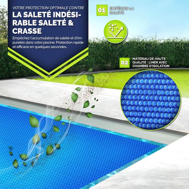 Thumbnail 4 de tillvex Bâche solaire piscine 800 x 400 cm 400 µm