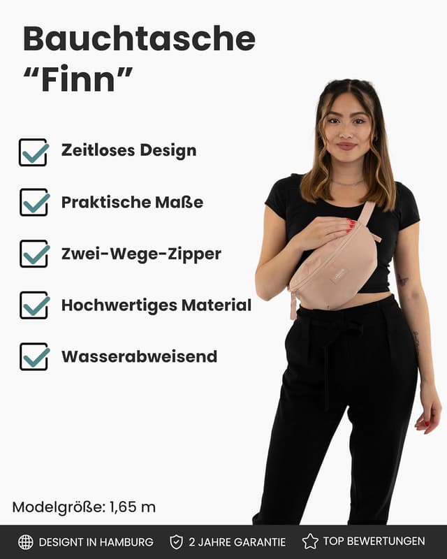 Detalle 2 de Bauchtasche Finn von LARKSON, 3 Liter