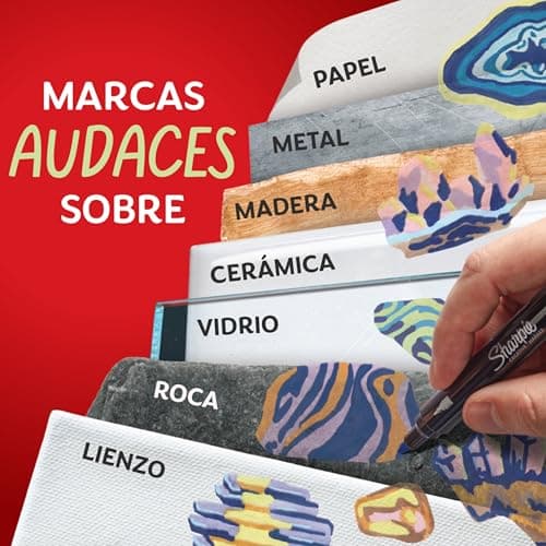 Detalle 1 de Sharpie Rotuladores acrílicos Tonos Tierra 12 unidades ✍